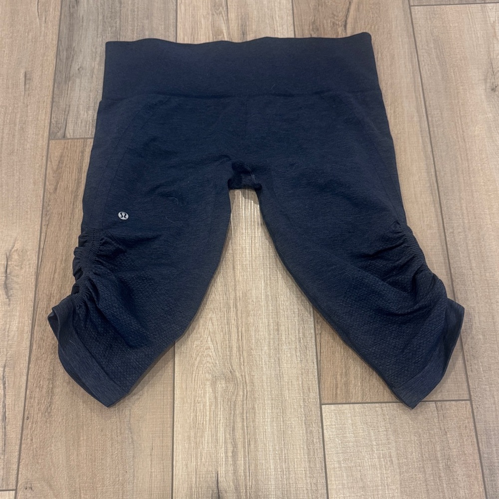 lululemon athletica Dark Navy Cropped Leggings